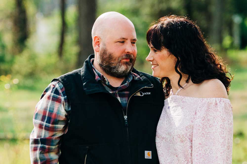 Married Couple at Easter Service