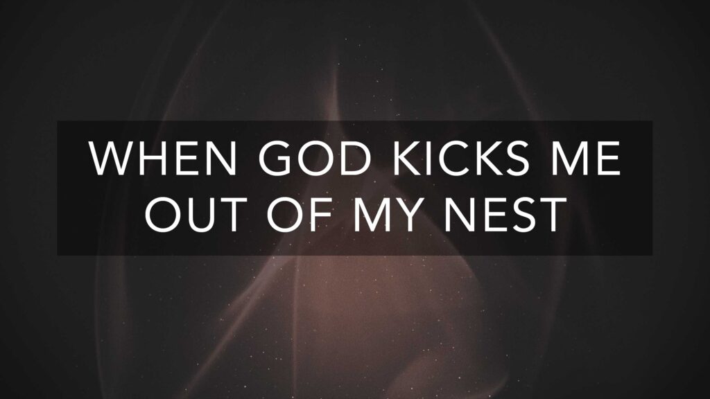 When God Kicks Me Out of My Nest